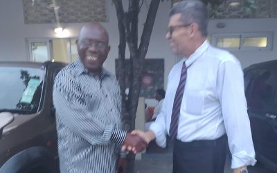Encontro com Embaixador de Moçambique na África